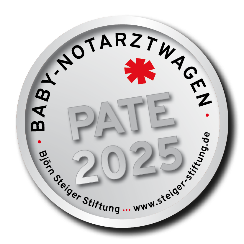 Baby Notarztwagen Paten Logo