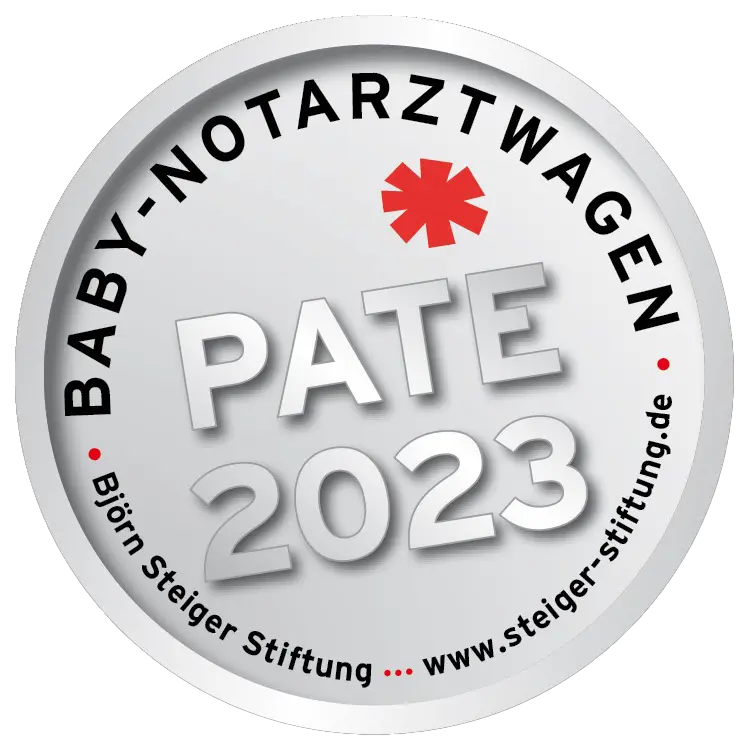 Baby Notarztwagen Paten Logo